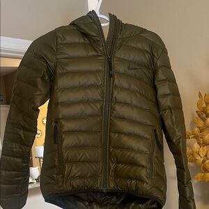 Nike Olive Puffer Jacket
